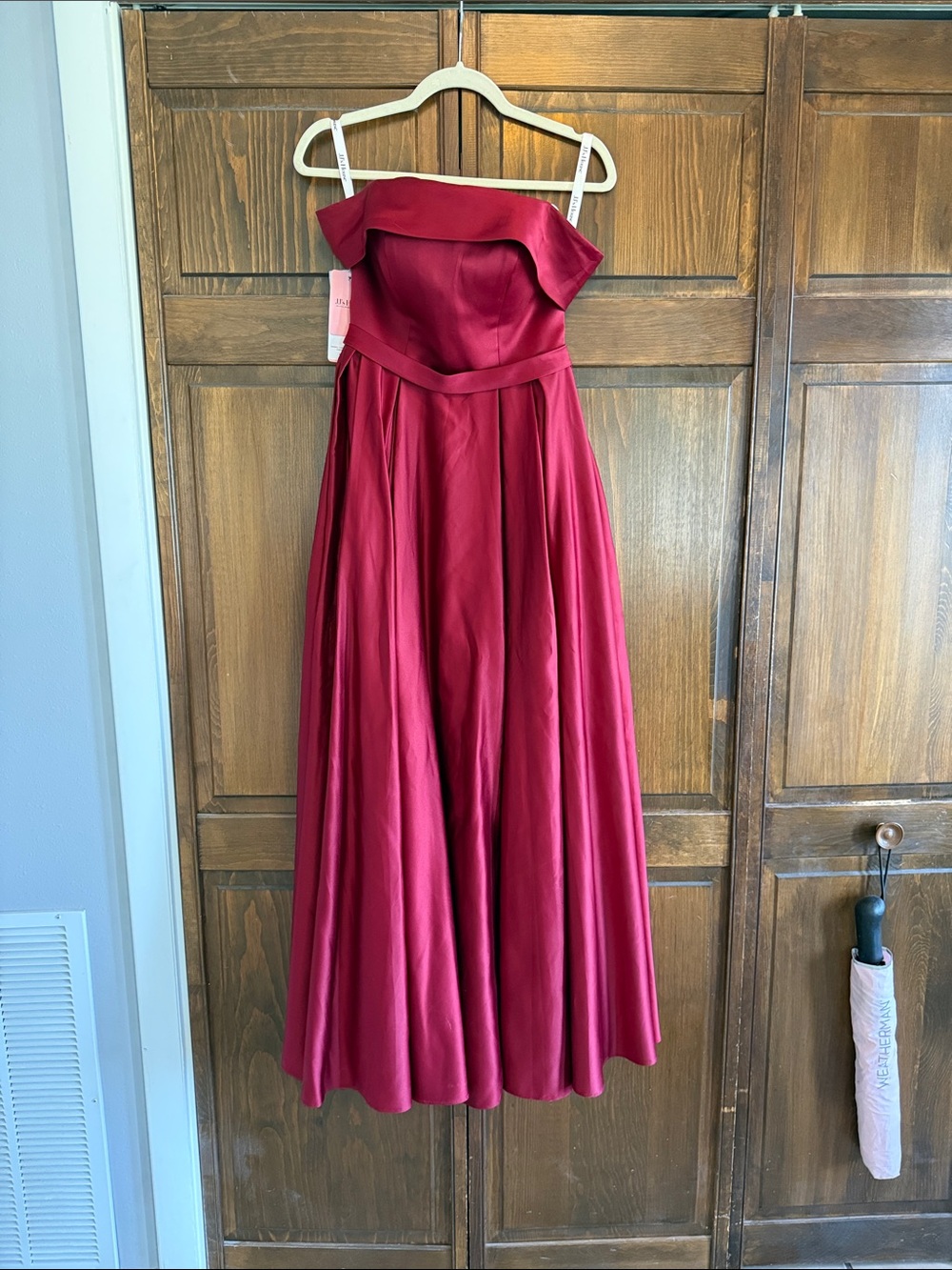 JJs House Burgundy Red Maxi Dress